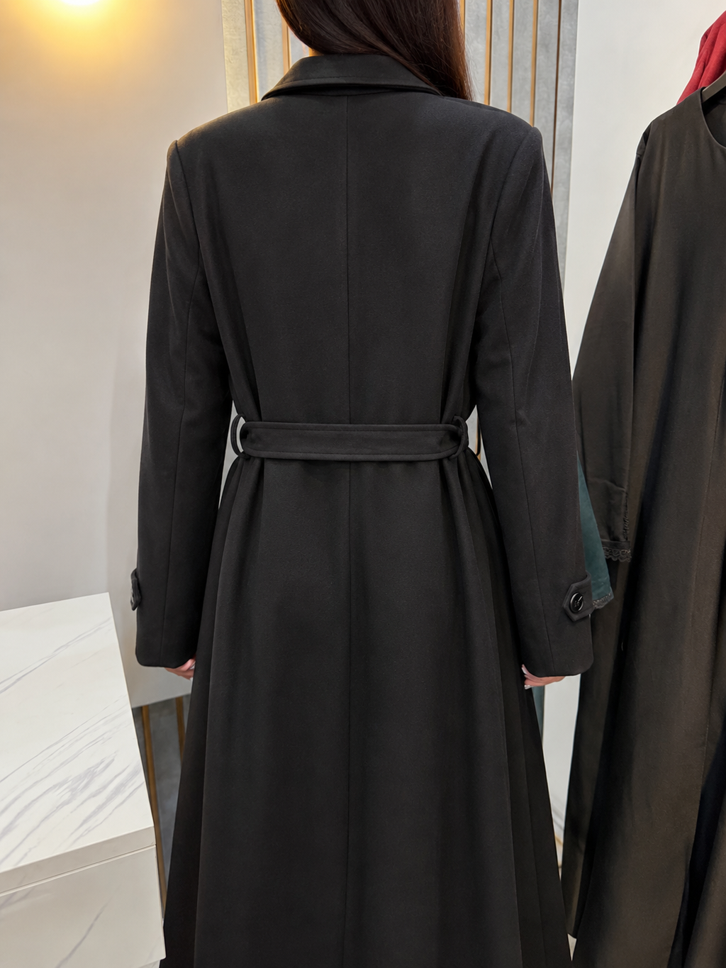 Crafted from high-quality wool fabric, this jacket is cozy, comfortable, and perfect for everyday wear.