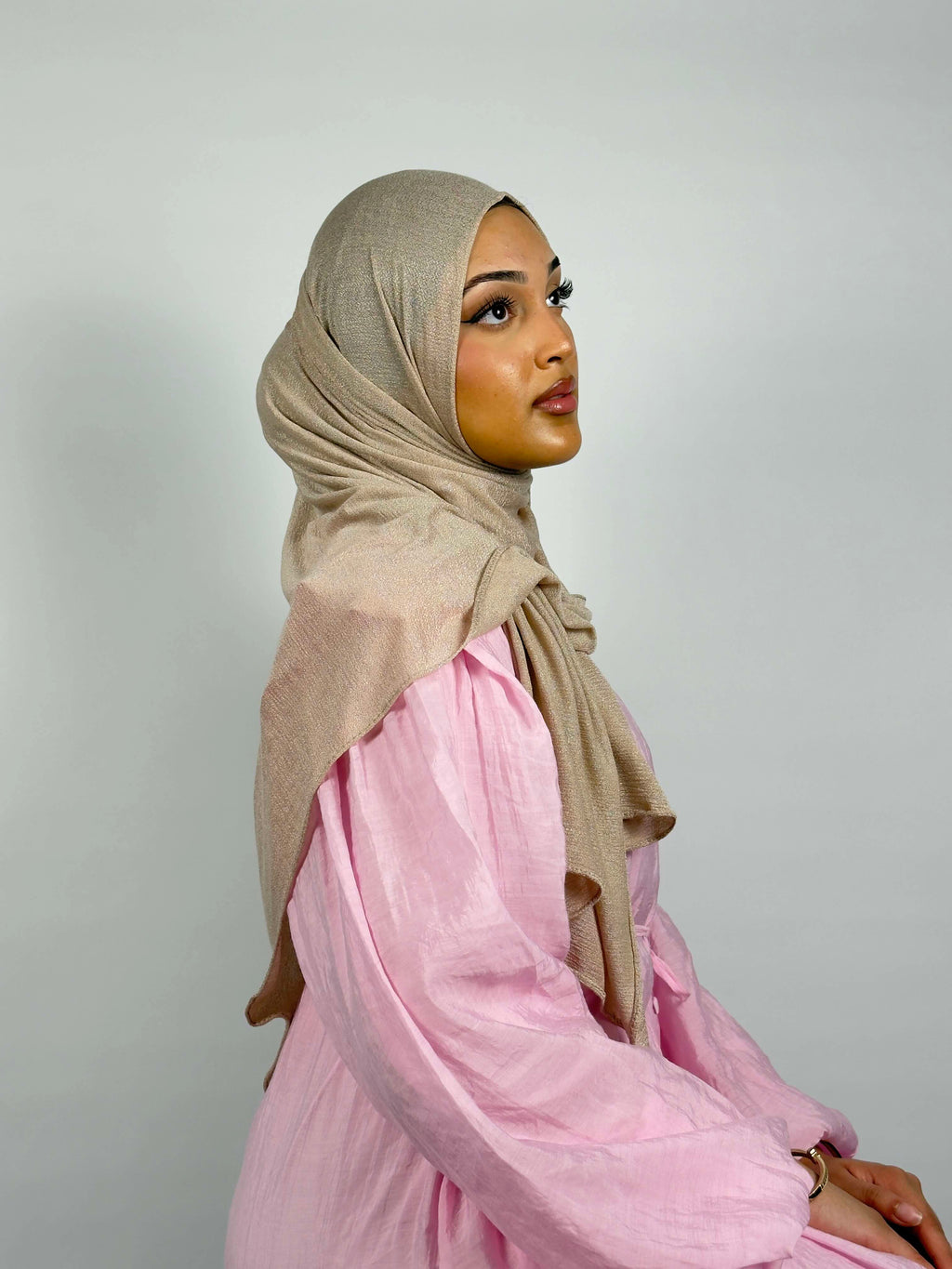 Thick Cashmere Shimmer - Sand Gold