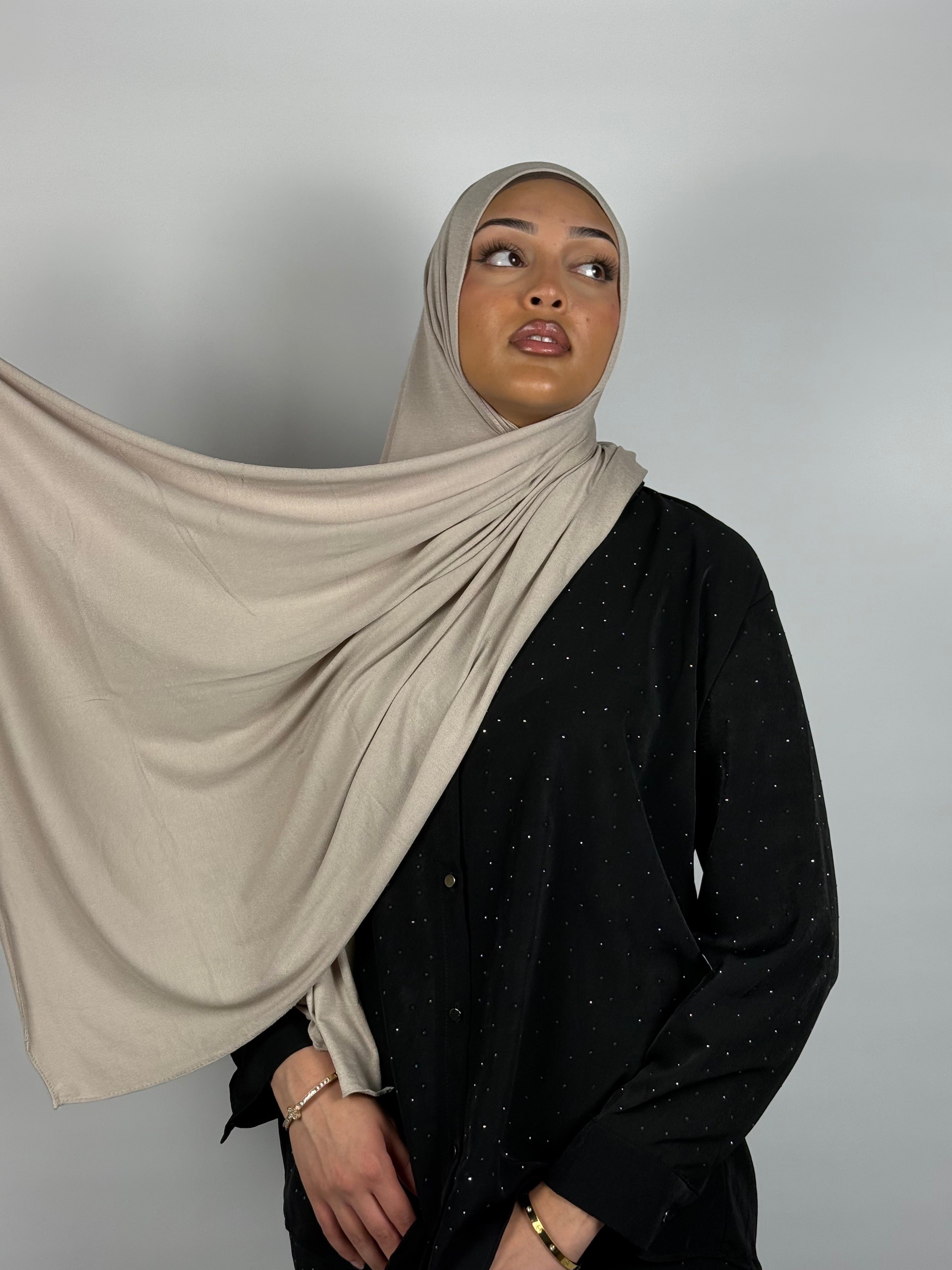 Jersey Hijab – Sand