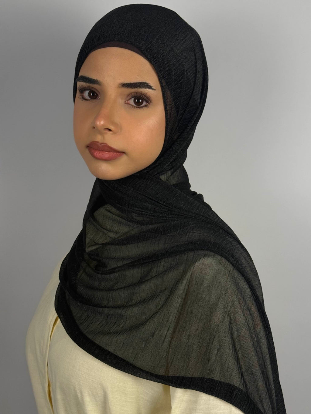 Cashmere Hijab - Black